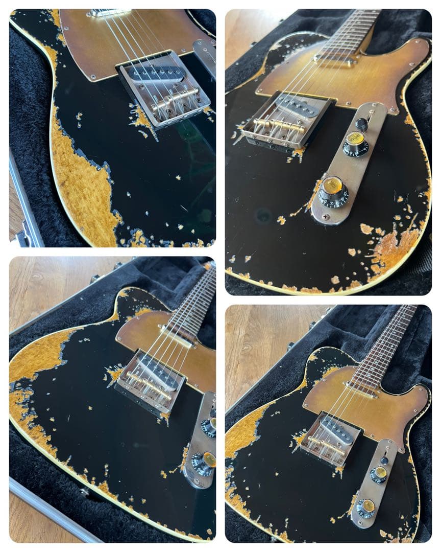 ハードレリックテレキャスタイプ ダブルバインディング アルニコシングルPU