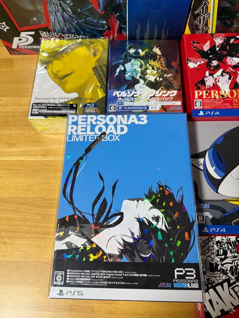 ペルソナ3 ペルソナ4 ペルソナ5 フィギュア　ゲーム　サウンドトラック