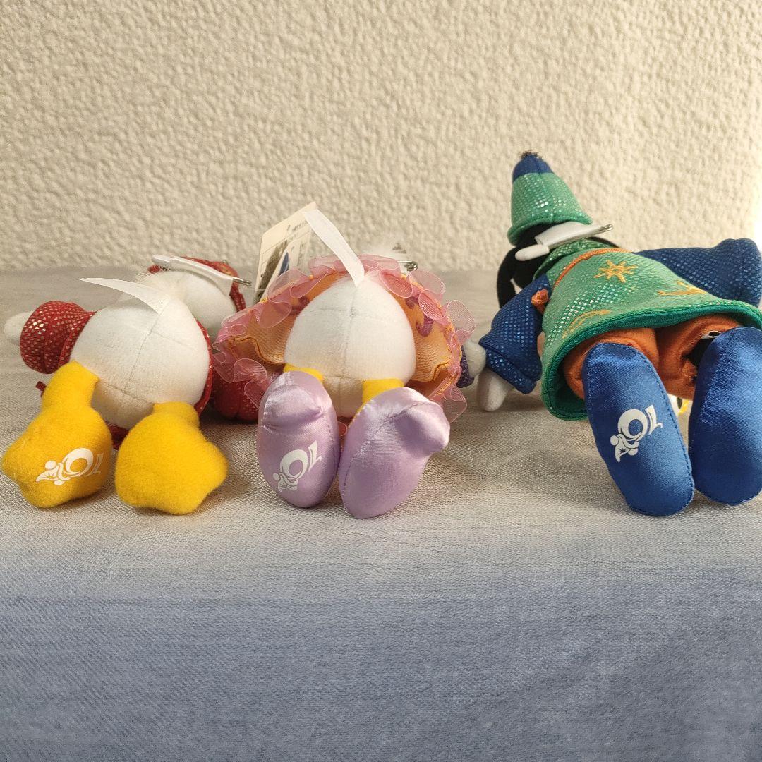 東京ディズニーシー10周年 　ぬいぐるみバッジ7点セットとストラップ