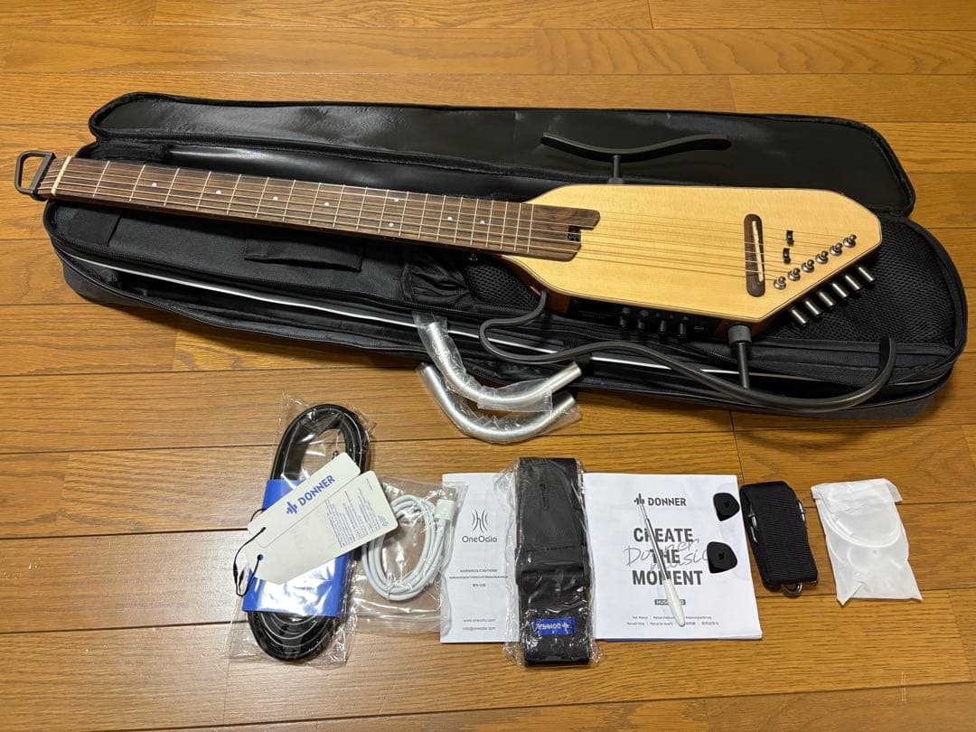 【美品】 Donner ドナー HUSH-I Pro サイレントギター
