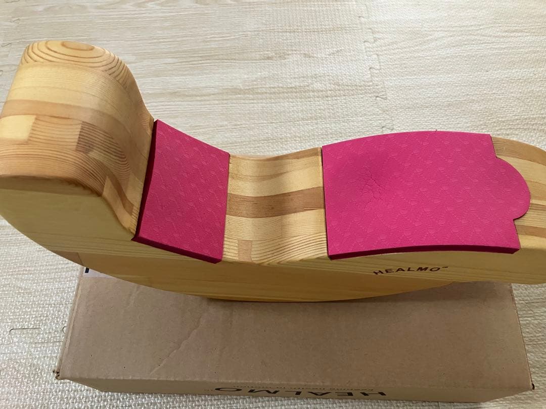 HEALMO バランスボード 木製 曲線デザイン