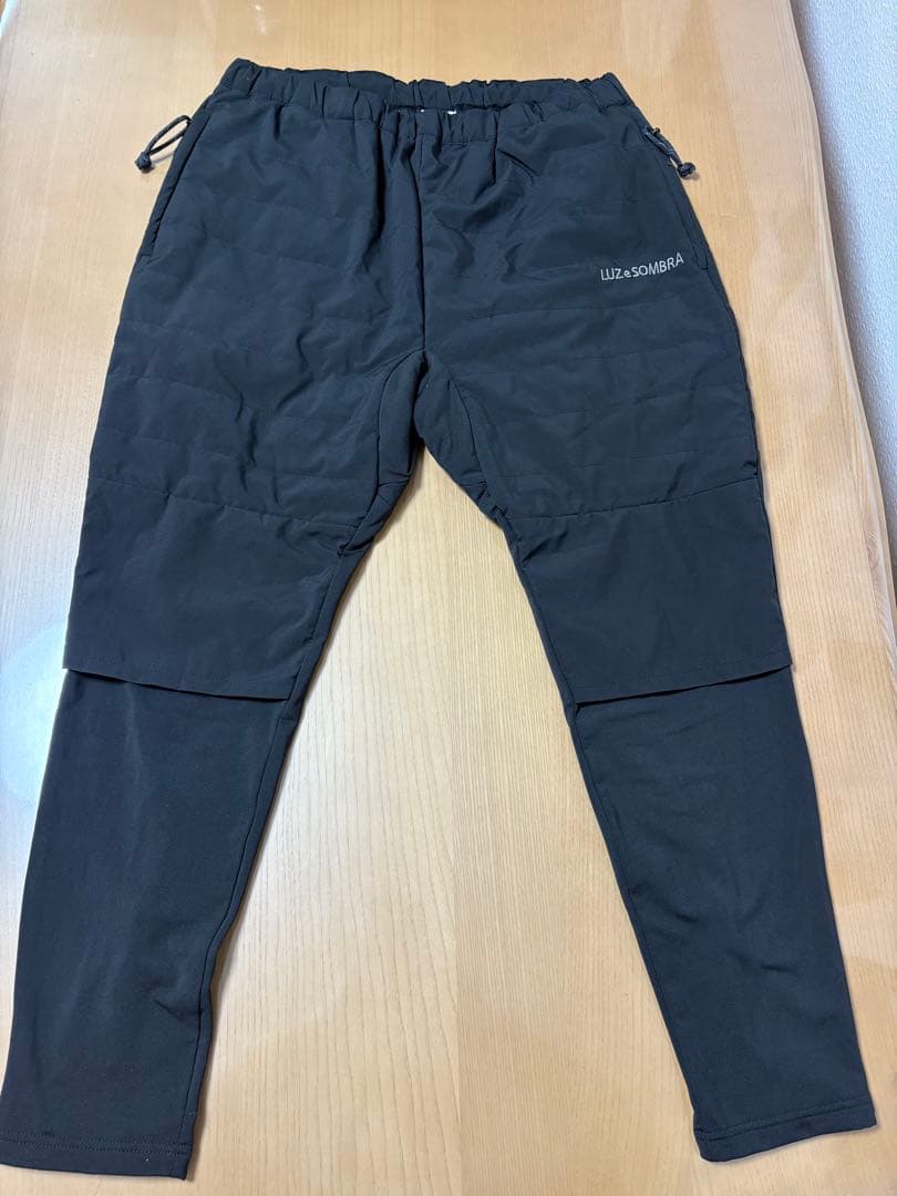 ルースイソンブラ　サーモライト　中綿パンツ　M　ナビゲーター　黒　フットサル