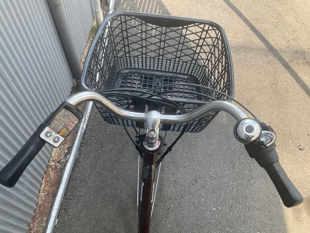 パナソニック最新機種電動アシスト自転車vivi26インチブラウンボディー