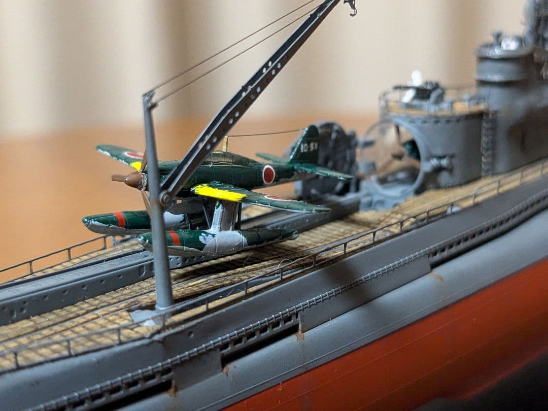 タミヤ1/350伊-400スペシャルエディション完成品　ケース付き