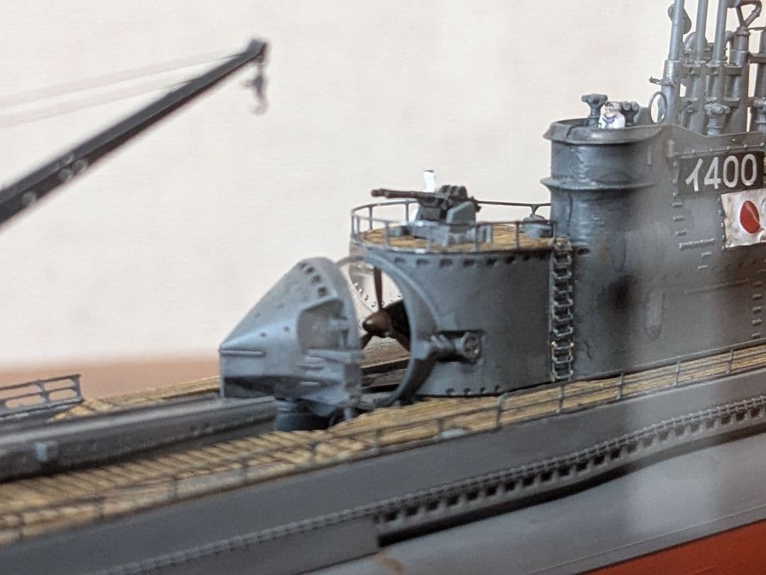 タミヤ1/350伊-400スペシャルエディション完成品　ケース付き