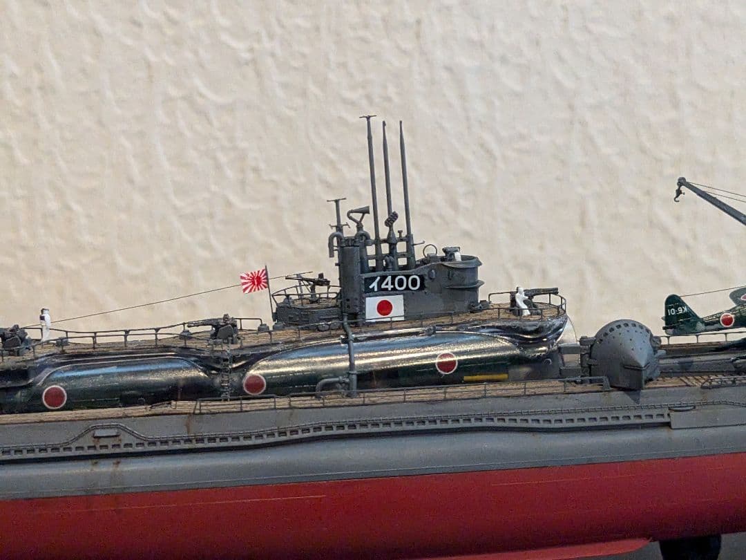 タミヤ1/350伊-400スペシャルエディション完成品　ケース付き