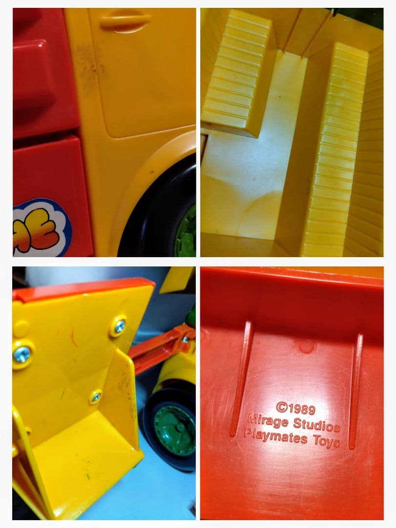 破損、欠品状態❌❌❌❌　ミュータントタートルズ　タートルワゴン・フィギュア