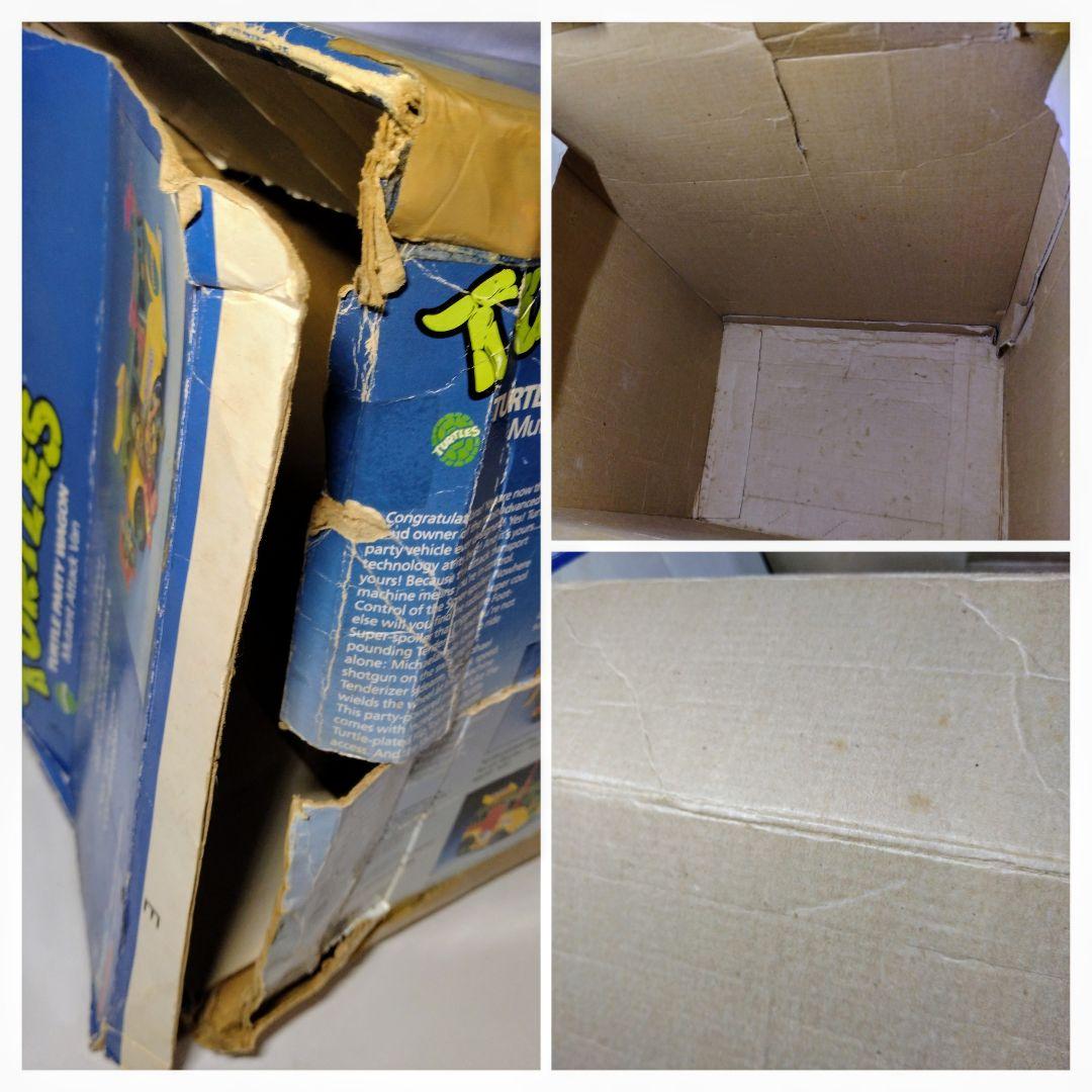 破損、欠品状態❌❌❌❌　ミュータントタートルズ　タートルワゴン・フィギュア