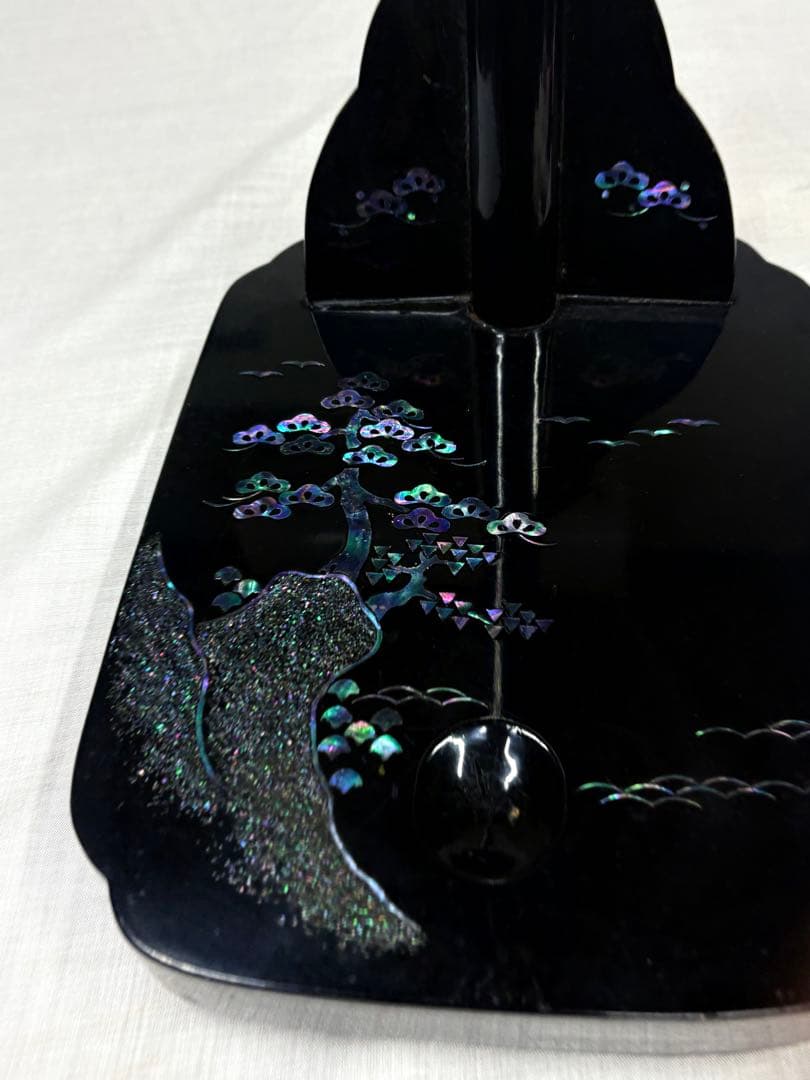 螺鈿　刀掛け 太刀掛け　武具　一本掛け　日本刀