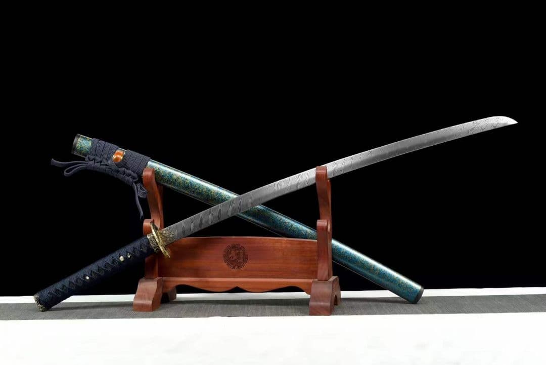 自製鋼武士刀【ミモザ】武具　刀装具　日本刀　模造刀 居合刀