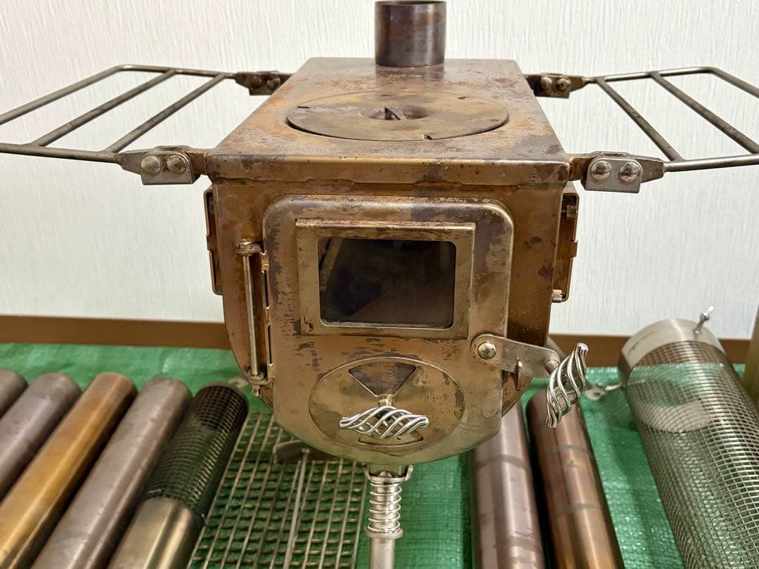 テンマクデザイン ウッドストーブ サイドヴュー Mサイズ 付属品多数