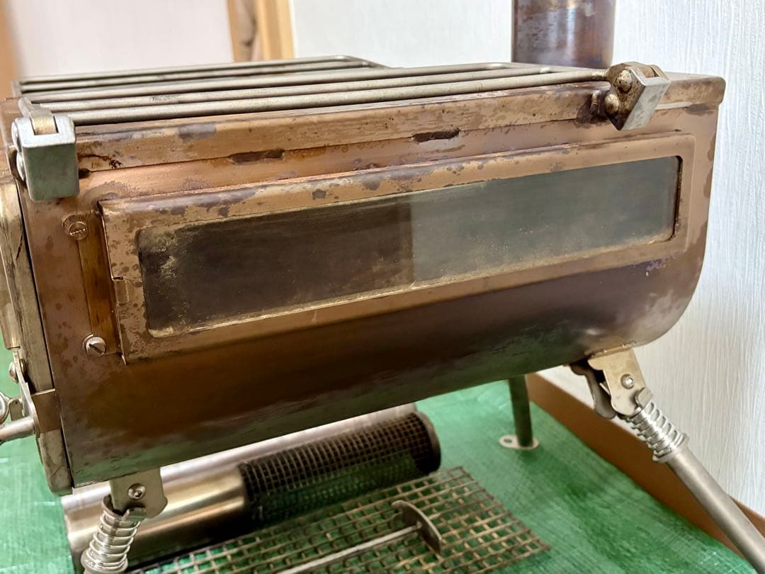 テンマクデザイン ウッドストーブ サイドヴュー Mサイズ 付属品多数