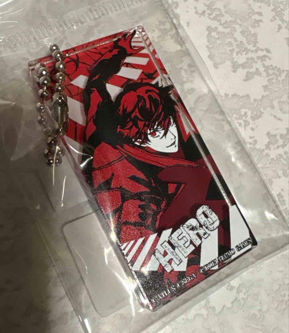 ペルソナ5 スクランブル キューボイドアクリルキーホルダー 主人公 ジョーカー