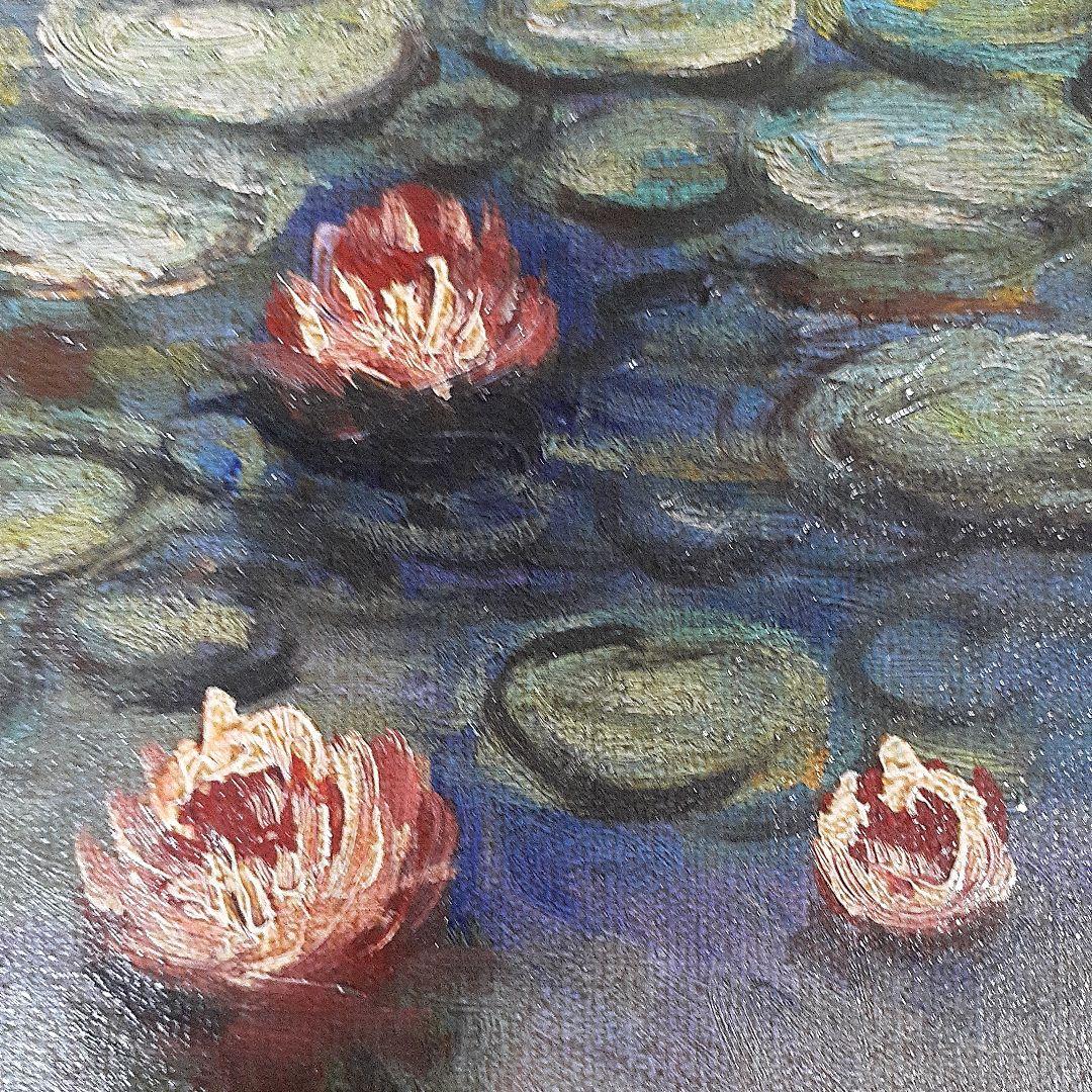 水蓮の油絵です