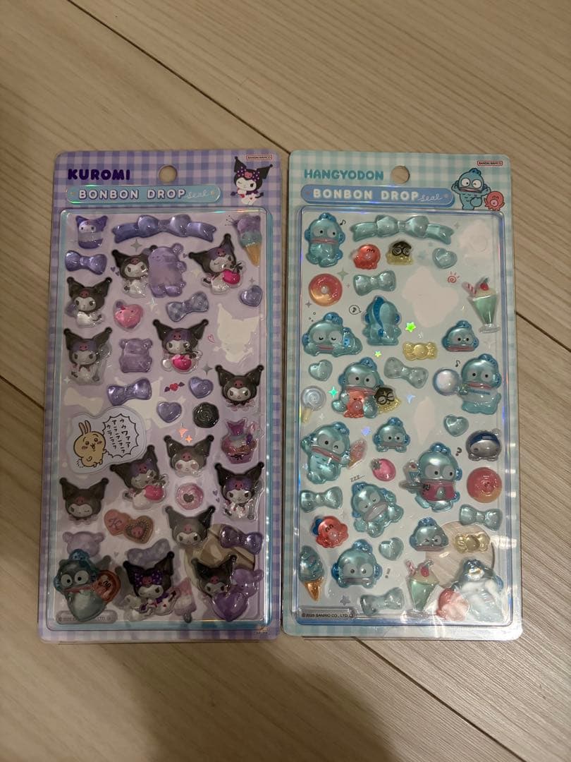 【正規品】ボンボンドロップシール(一部使用済み)サンリオ　クロミ　ハンギョドン