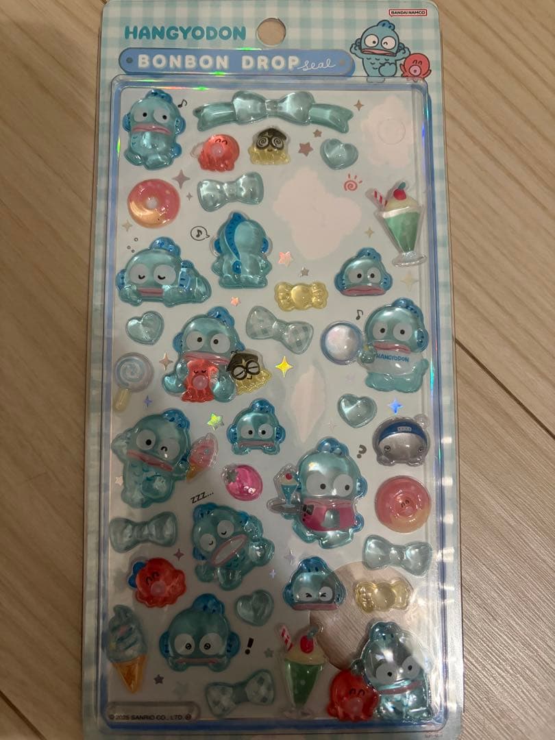 【正規品】ボンボンドロップシール(一部使用済み)サンリオ　クロミ　ハンギョドン