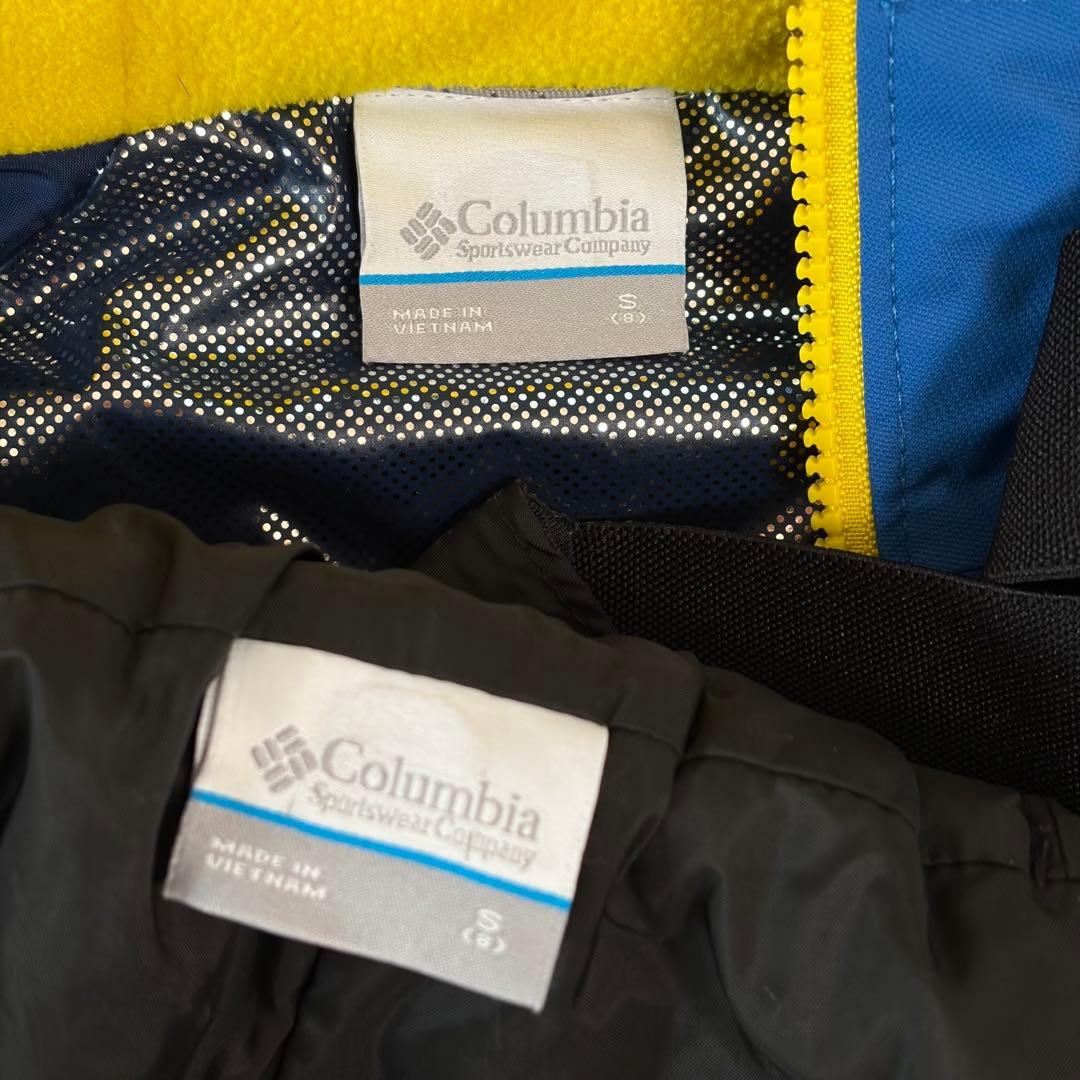 Columbia 子ども用スキーウェア 上下セットS（130〜140） 美品
