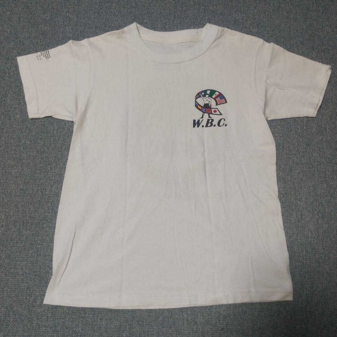 ボクシング WBC 世界チャンピオン Tシャツ Mサイズ ホワイト グッズ