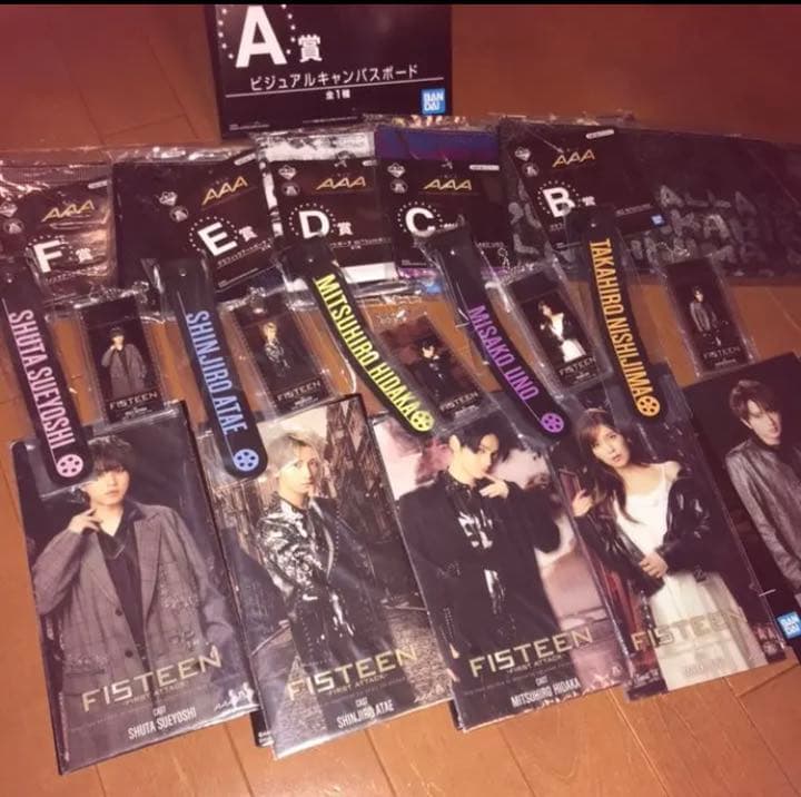 AAA 一番くじ F15TEEN セミコンプセット キャンバスボード ポーチ