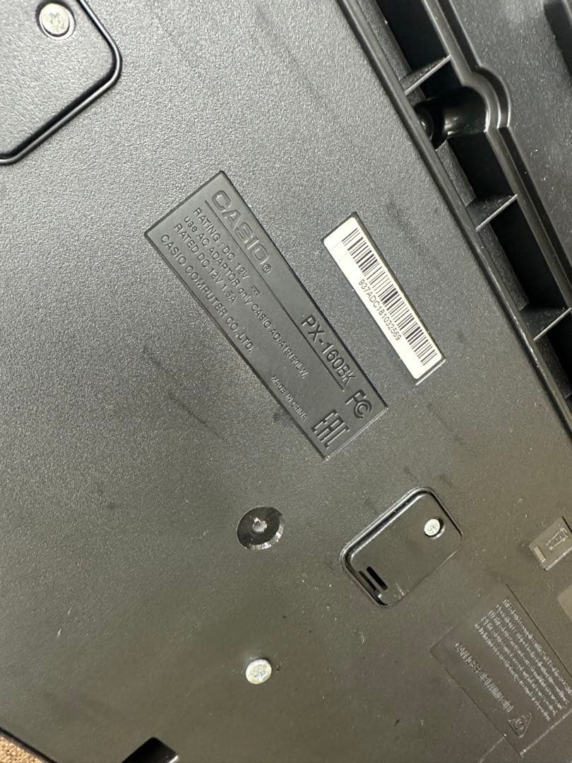 ④ CASIO PRIVIA PX-160BK 電子ピアノ ペダル付き