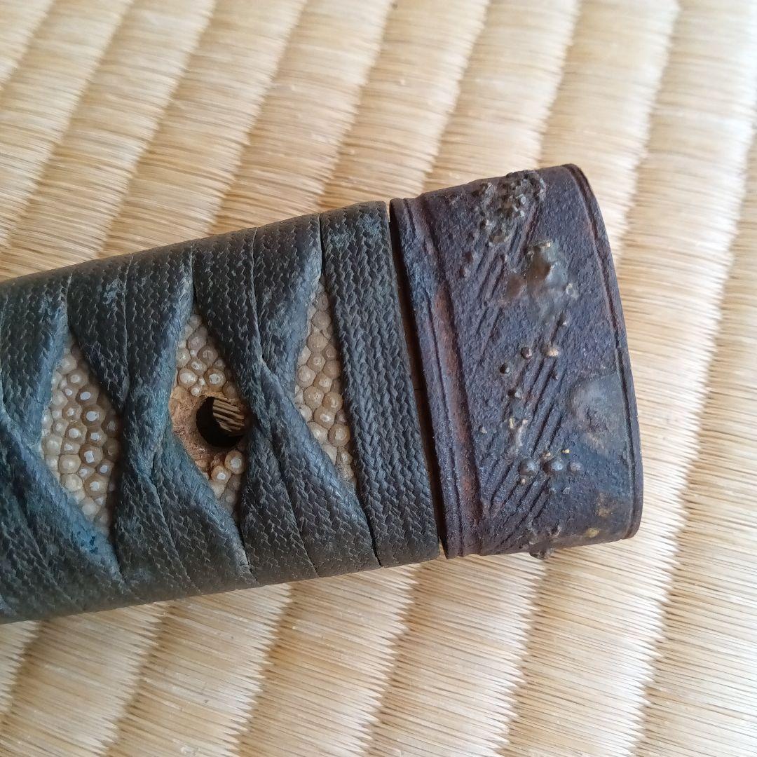 古い日本刀の柄「薩摩」？