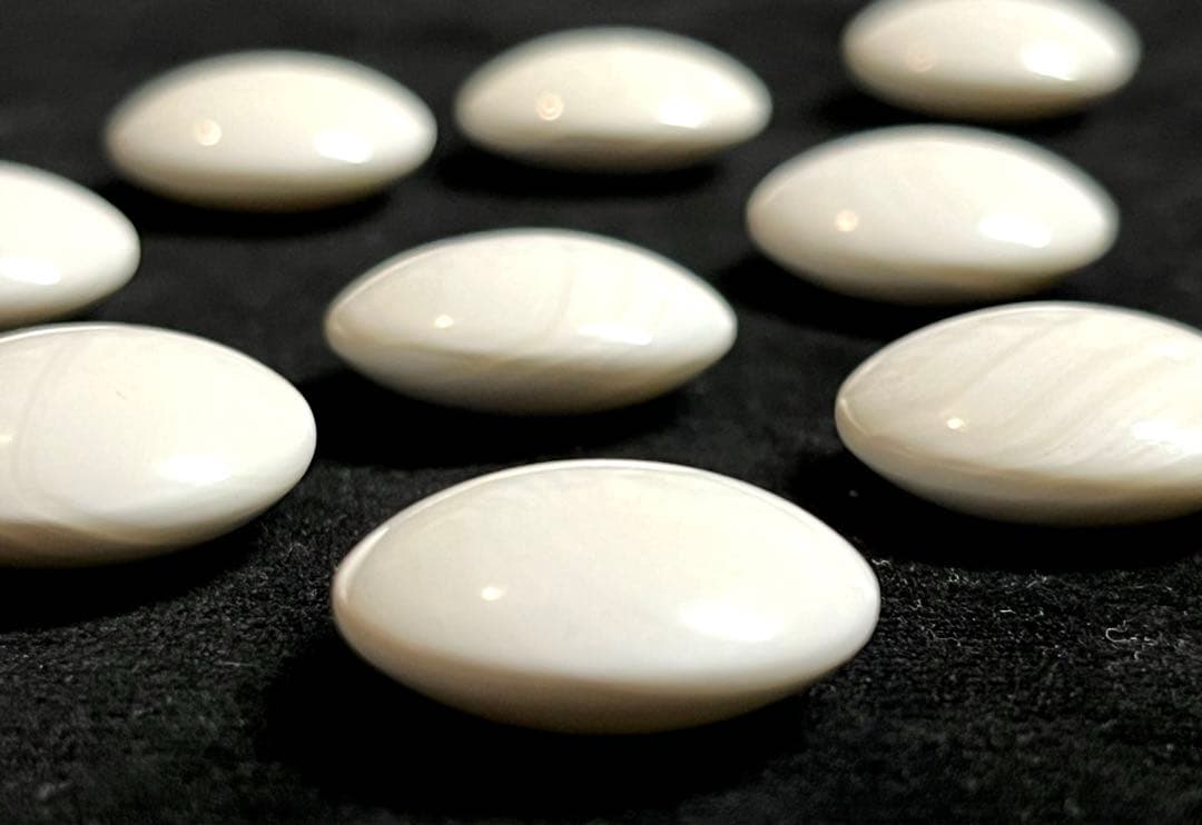 日向特製本蛤碁石　特製蛤白石・本那智黒石　実用34号　未使用品