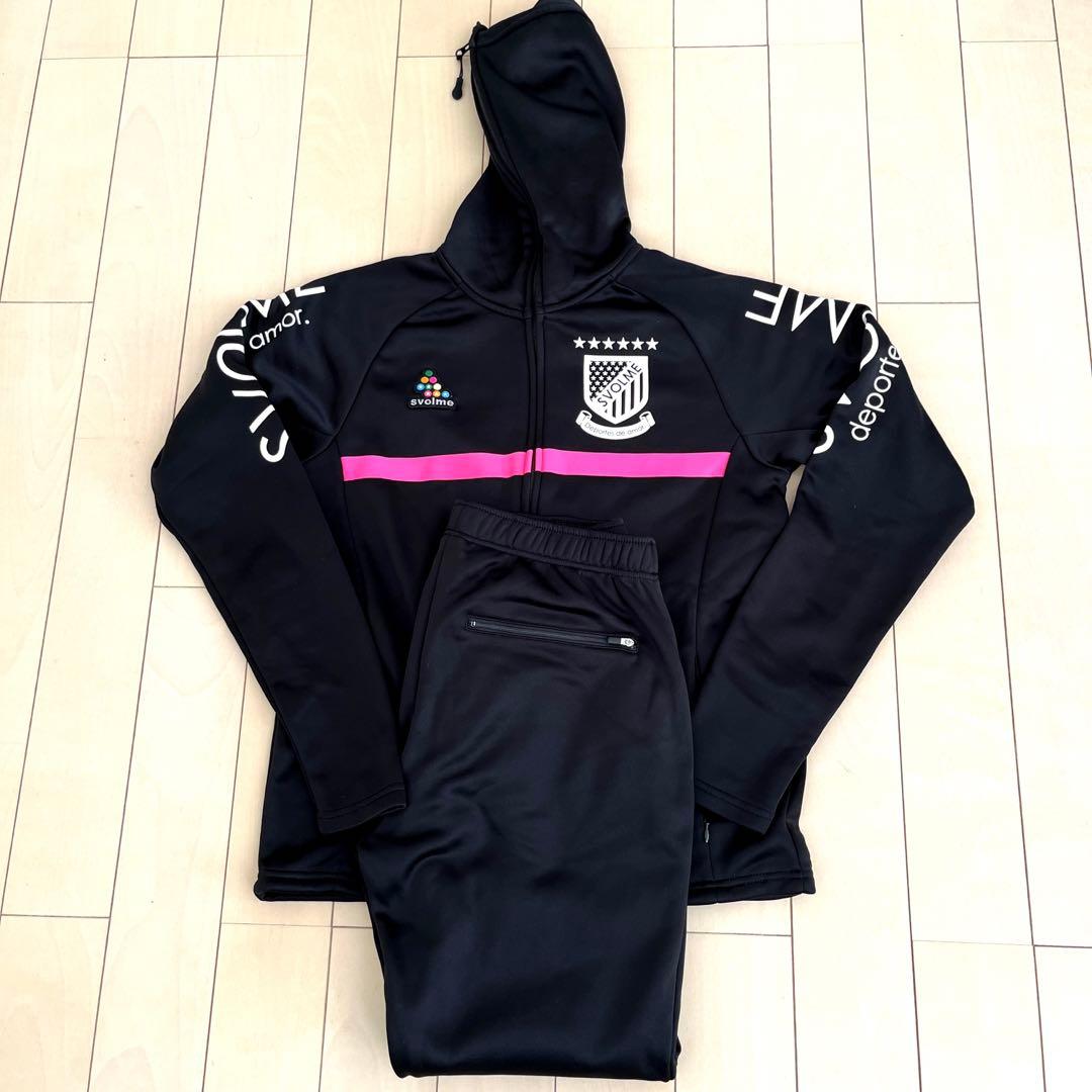 スボルメ　ブラック　フリース　ジャージ　上下セット