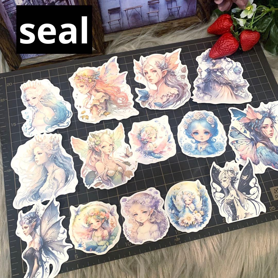 ▶︎maniatelier/フェアリーシリーズ素材紙＆シールMIX B♡