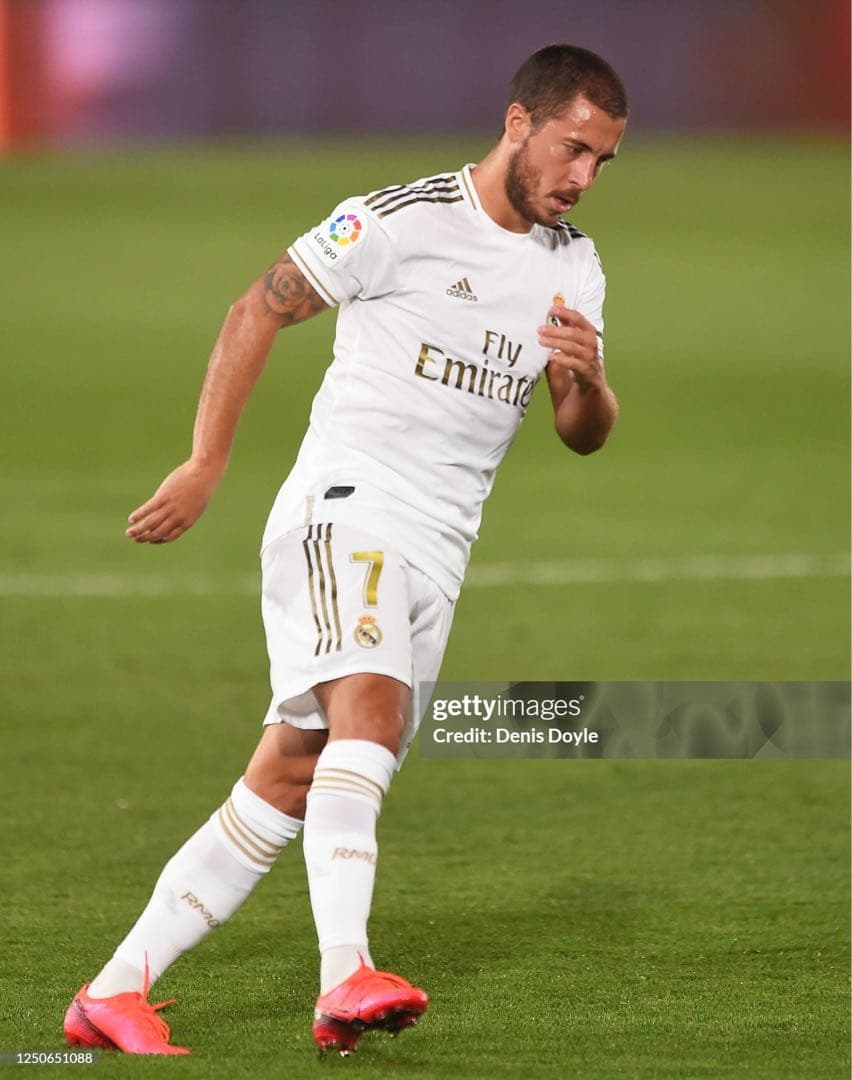 レアル・マドリード 2019/2020 アザール 実使用 ユニフォーム