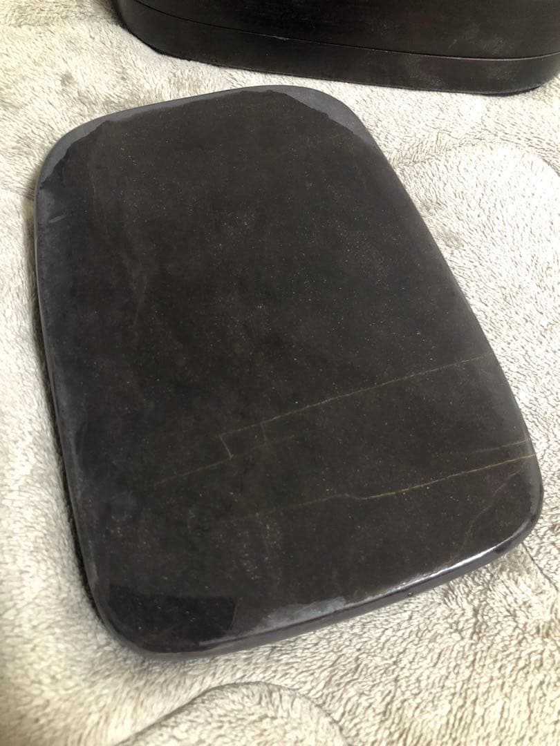 端溪硯 老坑 水巖 大西洞 金綫 青花 書道用品 端渓硯 骨董