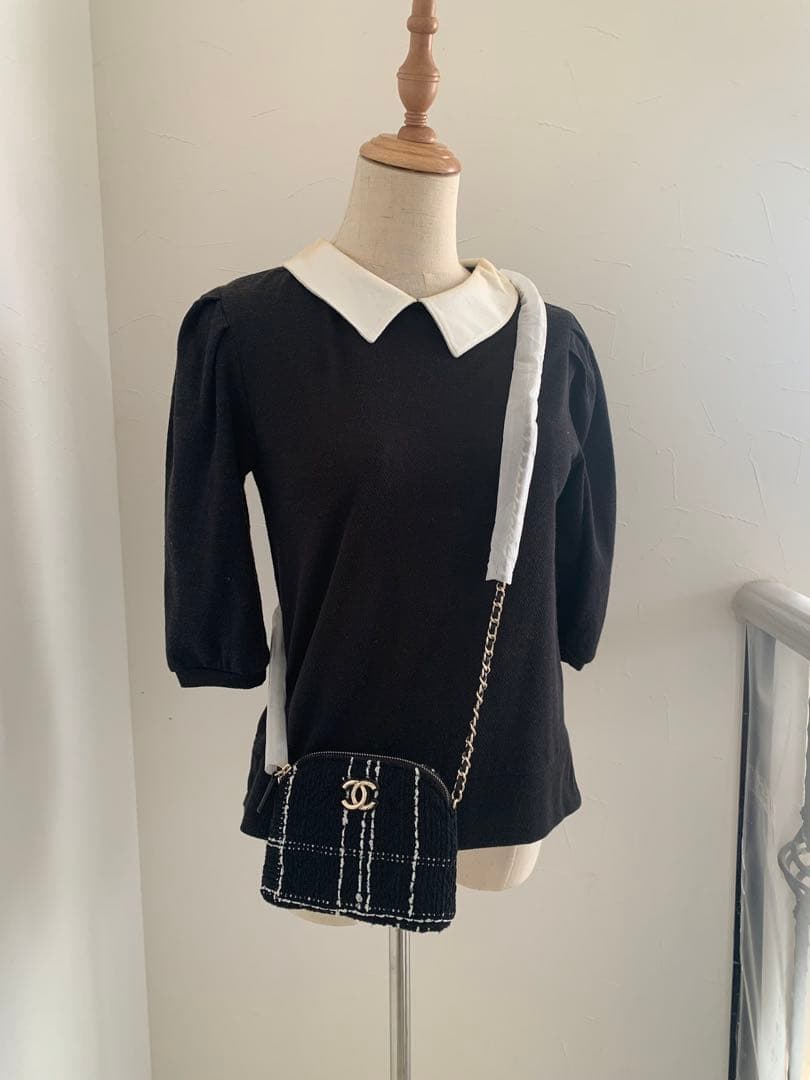 CHANELシャネル ショルダーバッグ チェーンバック　ノベルティ　黒