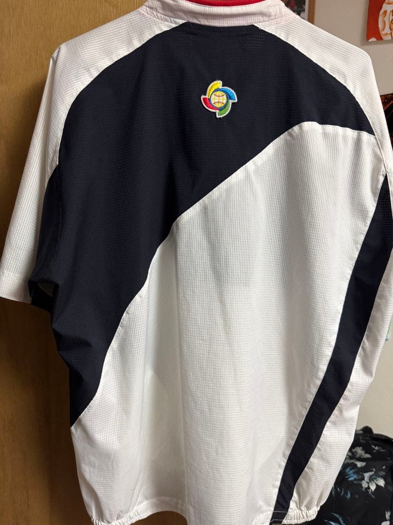 ミズノ　侍ジャパン　半袖　ウィンドブレーカー