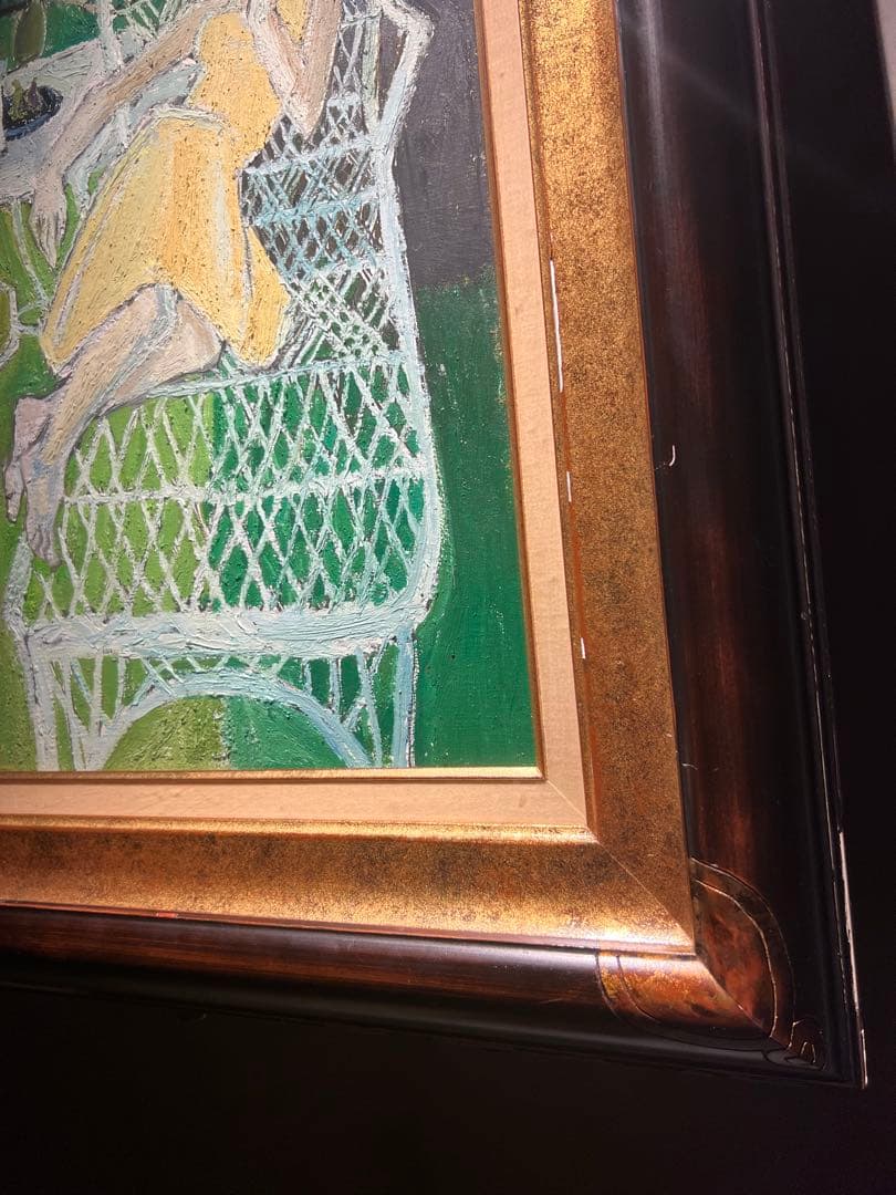 E'douard es Mac-avoy 【マリアンヌ】肉筆油彩画