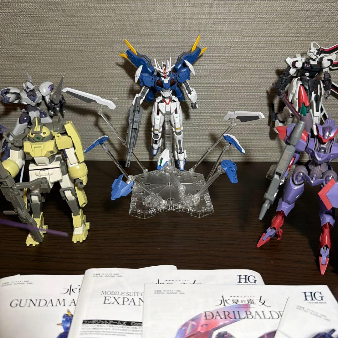 ガンプラ　組み立て済み品　まとめ売り　9体セット