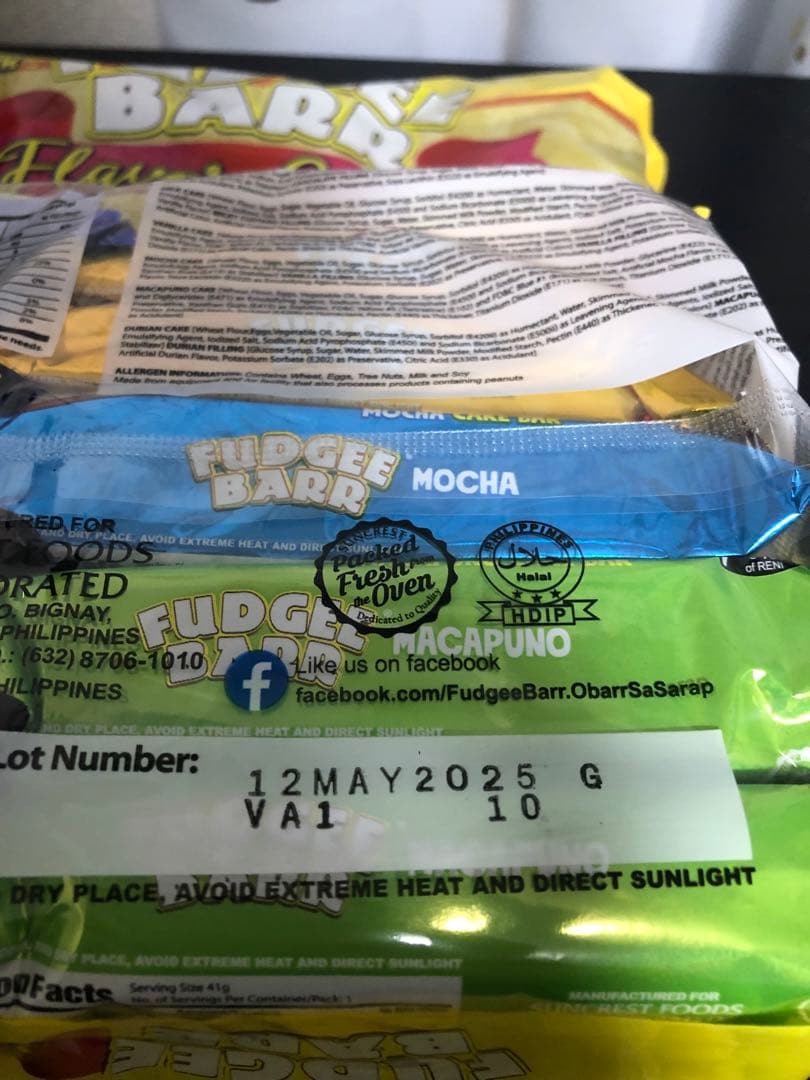 (ゆり)様Fudgee Barr (チョコ、コンボ、マカプノ)+snack