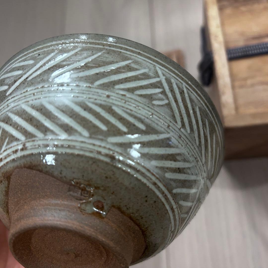 古美術◼️蔵から凄く雰囲気の良さそうな抹茶茶碗が出てきました。茶道具、茶盆　骨董