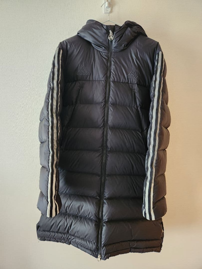 adidas フード付きダウンコート L