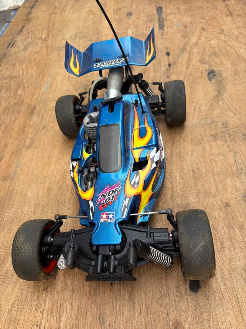 L*y様 ジャンク　タミヤオフロードカー　NDF-01　ナイトロサンダー　エンジ