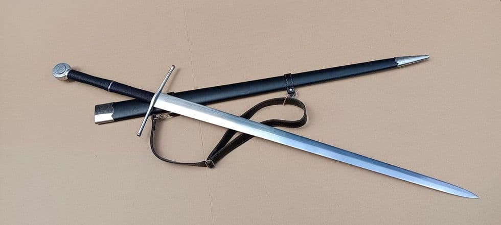 マンガン鋼西洋剣 古兵器 武具　刀装具　日本刀　模造刀 居合刀 長尺