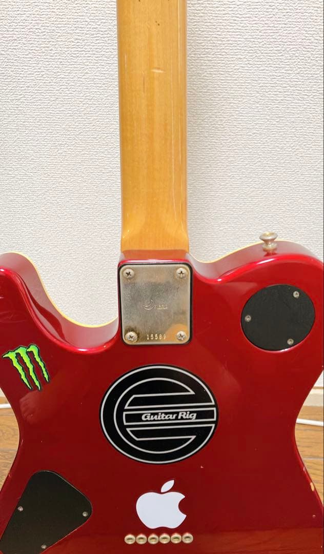 moon テレキャスタータイプレッド