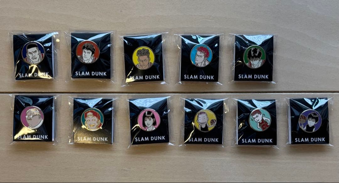 【新品未使用】スラムダンク ピンバッジ 11個セット