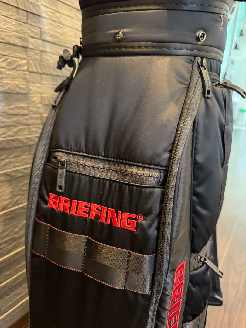 BRIEFINGキャディバッグ CR-6 #2 ☆ヘッドカバーセット☆