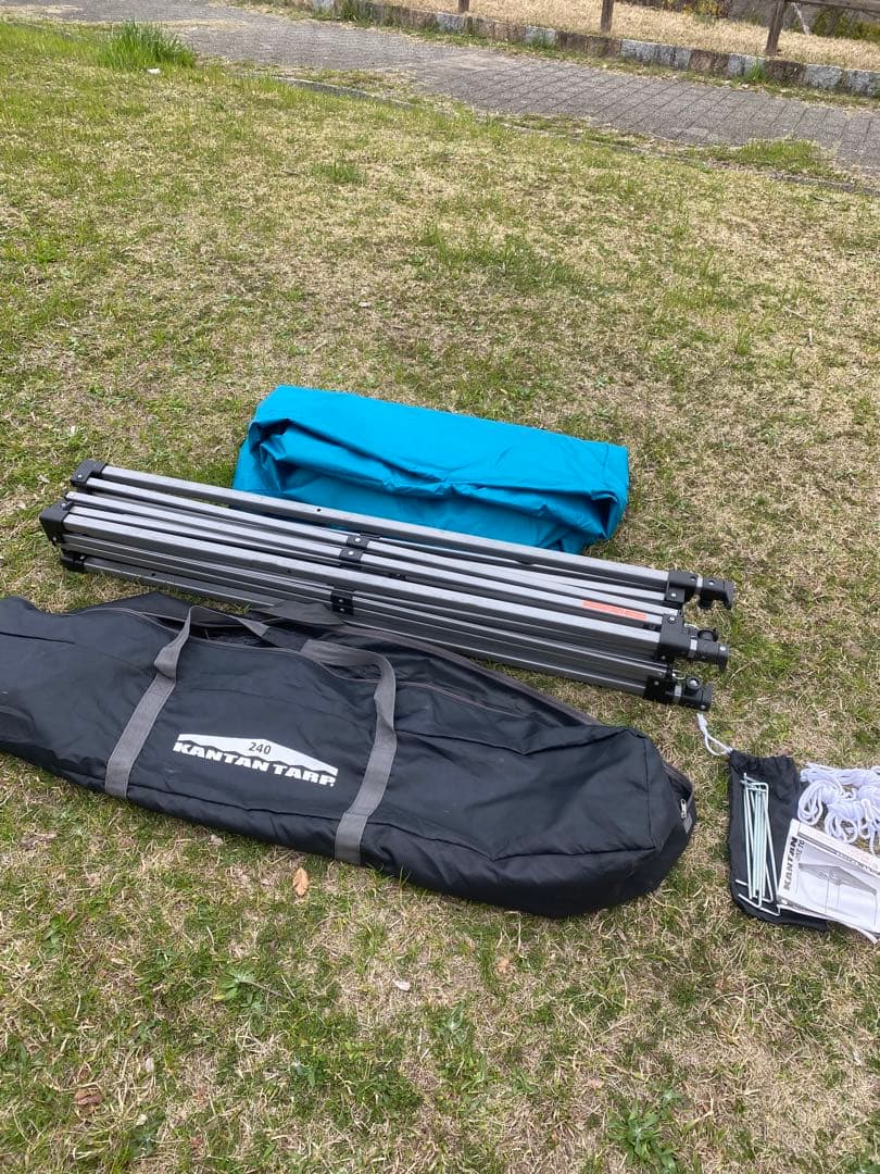 ☆人気☆カンタンタープ　240サイズ キャンプ アウトドア ワンタッチ テント