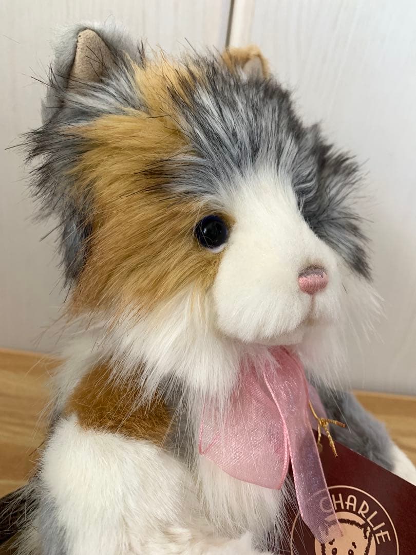 チャーリーベアーズ　レア　三毛猫　テディベア