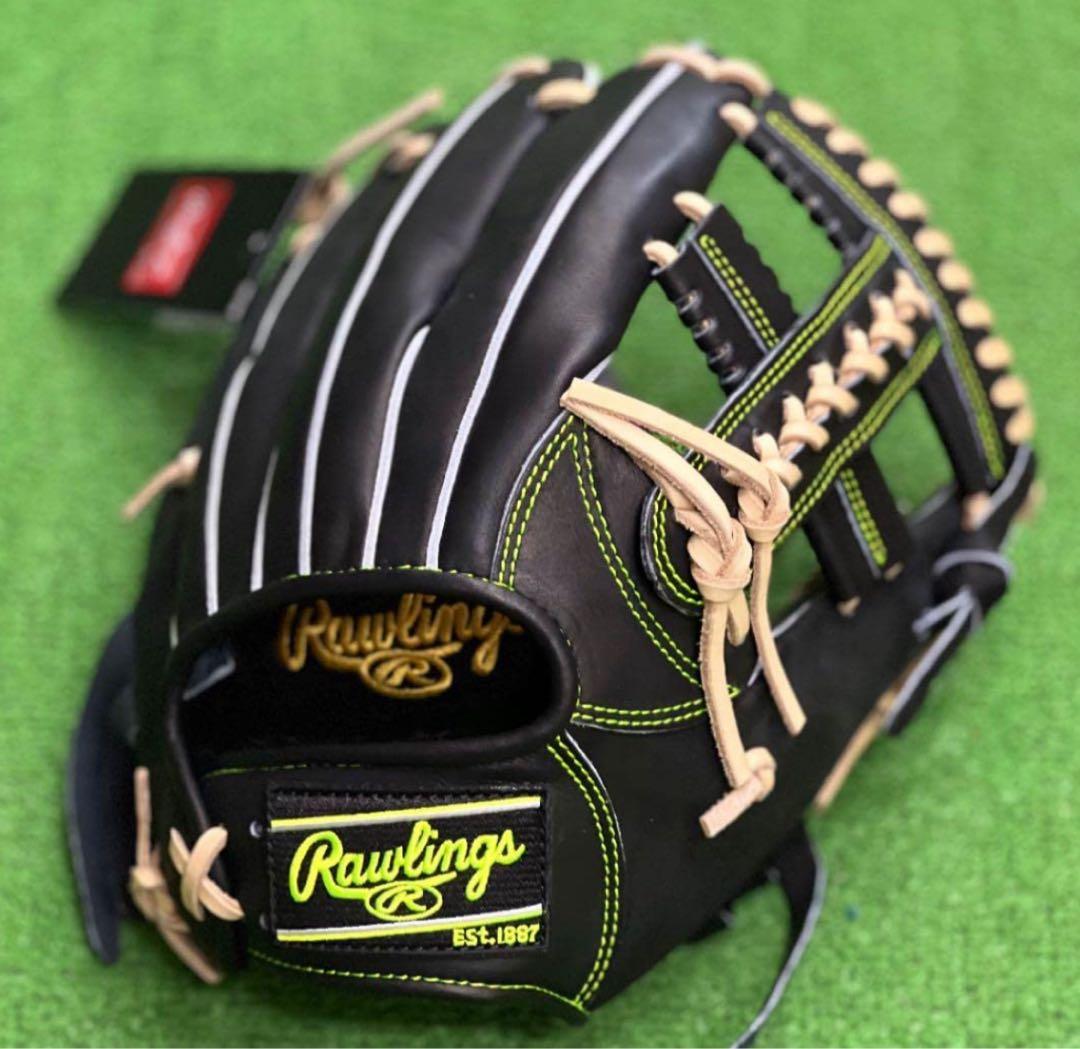 ✅【美品】ローリングス 軟式 内野手用グローブ 岡本和真モデル