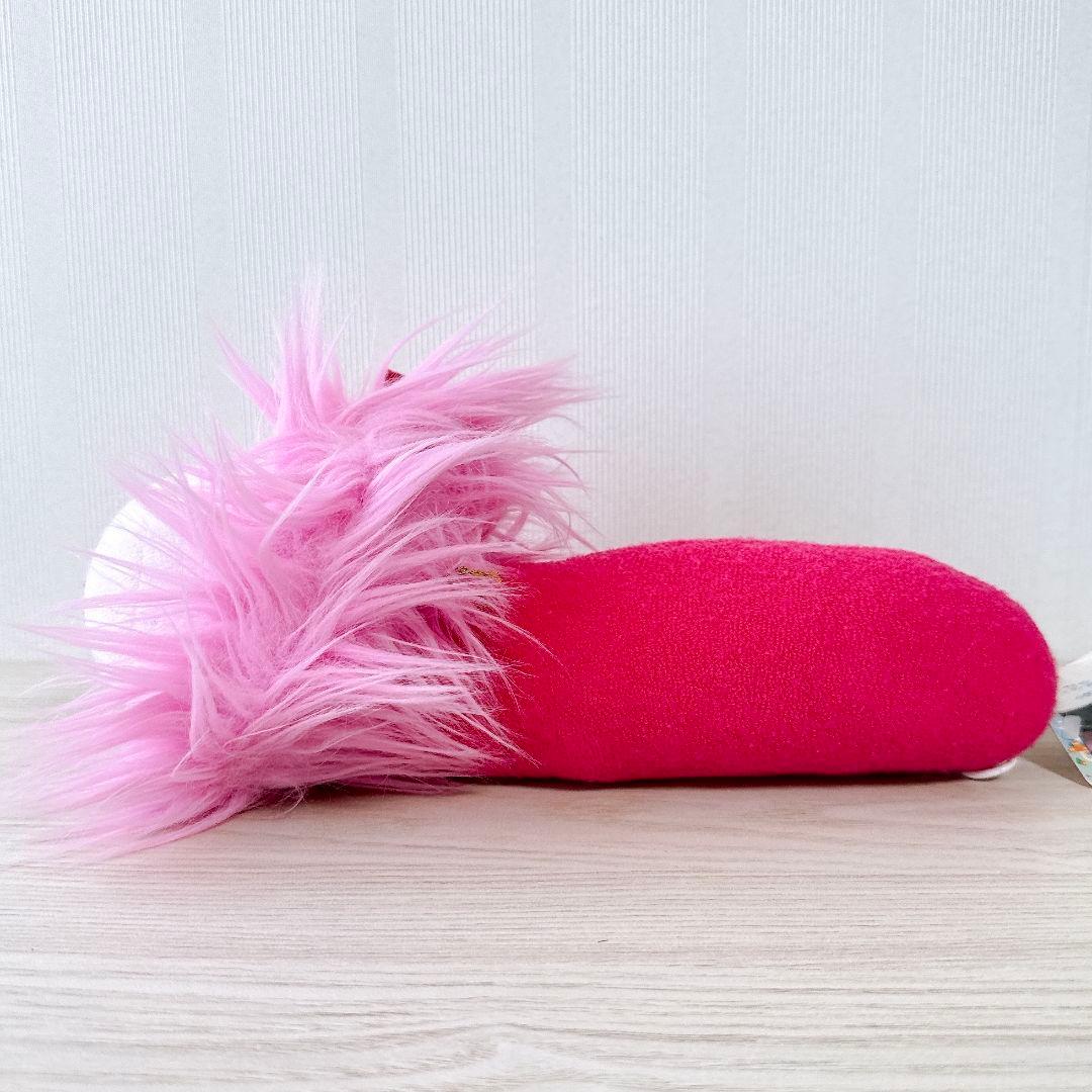 ニャッキ　ブルブルふんわり　ぬいぐるみ　ピンク　レア