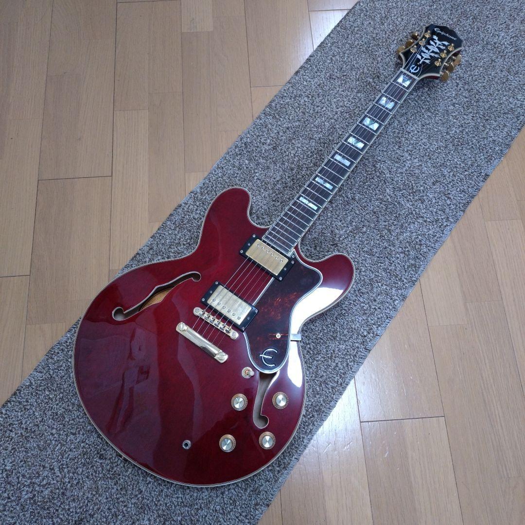 Epiphone シェラトン2pro セミアコ エレキギター