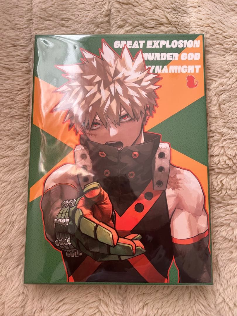 ヒロアカ原画展 勝己メモリー