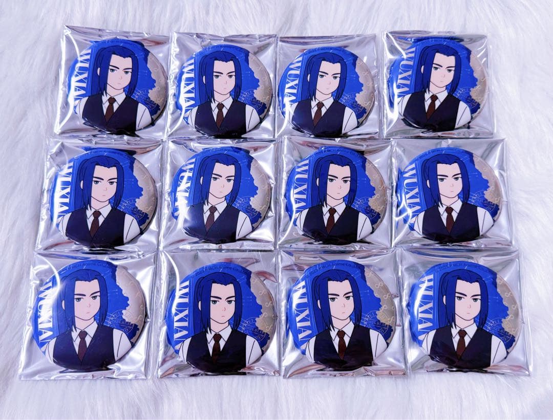 羅小黒戦記 ロシャオヘイセンキ スーツ 缶バッジ 無限 セット