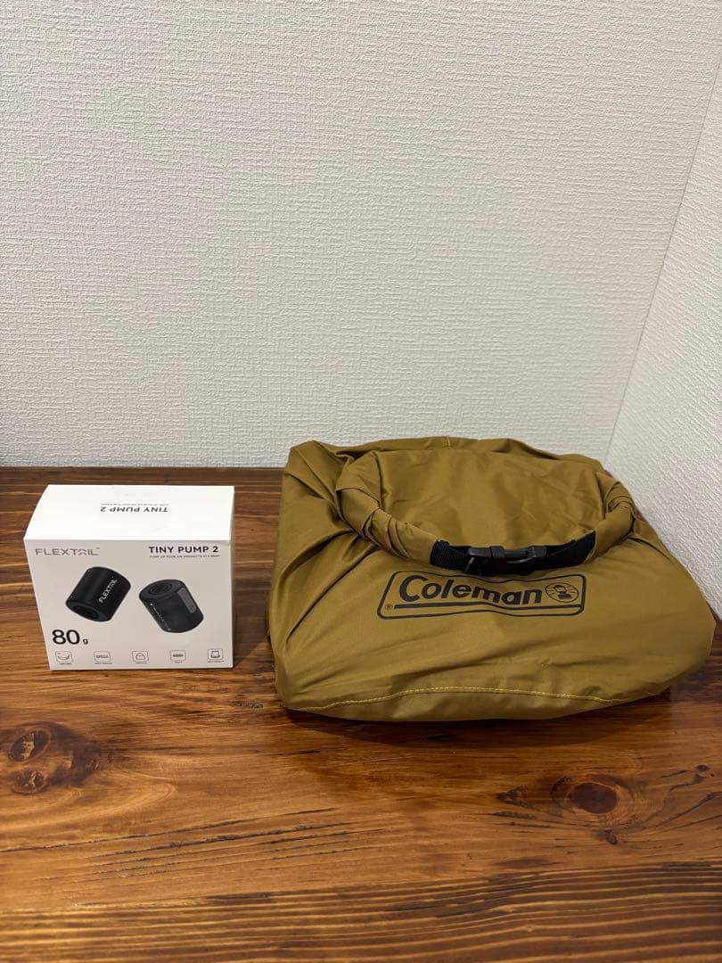 Coleman(コールマン) インフレーターマット 携帯式エアーポンプ　セット